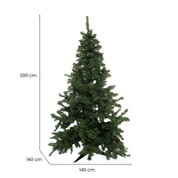 Tinsel, Albero di Natale 74 Rami Made in Italy, 200h cm Verde