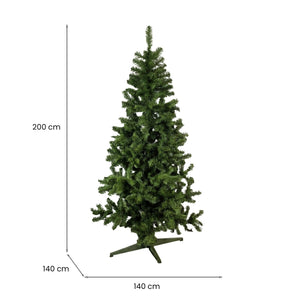 Jingles, Albero di Natale 63 Rami Made in Italy, 200h cm Verde