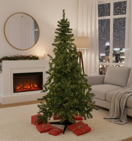 Jingles, Albero di Natale 63 Rami Made in Italy, 200h cm Verde