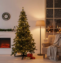 Jingles, Albero di Natale 180 cm 48 Rami Made in Italy, 180h cm Verde