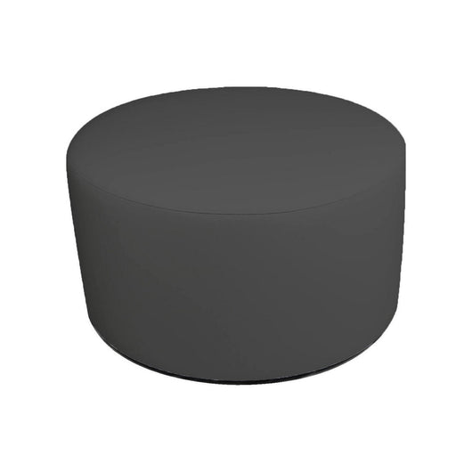 Pouf Anacapri, Poltrona multiuso, Poltroncina sacco, Pouf poggiapiedi, Made in Italy, 79x79 h42 cm, Grigio scuro