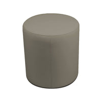 Pouf Lisboa, Poltrona multiuso, Poltroncina sacco, Pouf poggiapiedi, Made in Italy, 40x40 h42 cm, Tortora