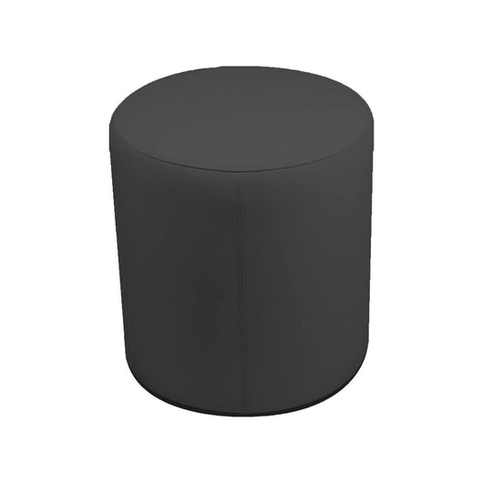 Pouf Lisboa, Poltrona multiuso, Poltroncina sacco, Pouf poggiapiedi, Made in Italy, 40x40 h42 cm, Grigio scuro