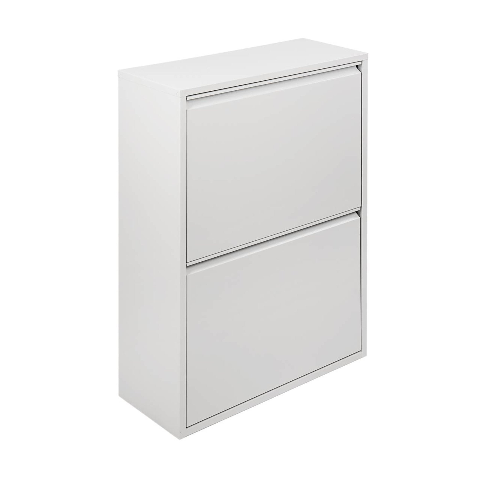 Pattumiera Anella, Porarifiuti salvaspazio, Pattumiera per differenziata con 4 secchi, Cm 60x25h92, Bianco