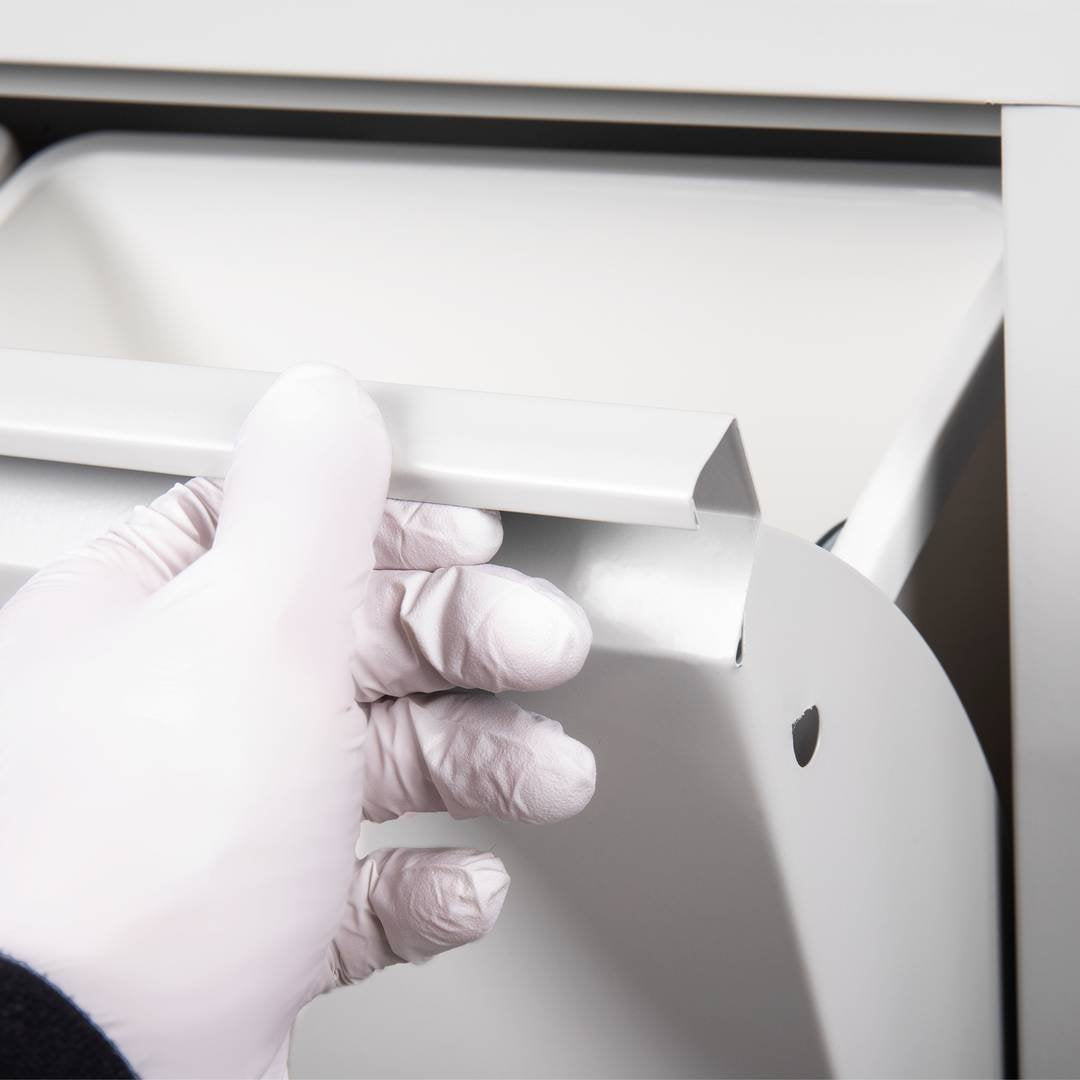 Pattumiera Anella, Porarifiuti salvaspazio, Pattumiera per differenziata con 4 secchi, Cm 60x25h92, Bianco