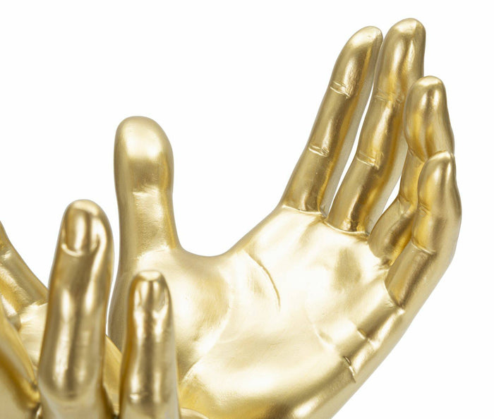 Oggettistica Arabica, Complemento d'arredo, Articolo decorativo, Accessorio d'arredo, 25x15 h24 cm, Oro