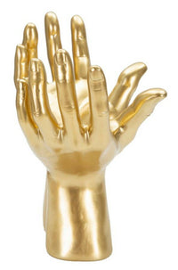 Oggettistica Arabica, Complemento d'arredo, Articolo decorativo, Accessorio d'arredo, 25x15 h24 cm, Oro