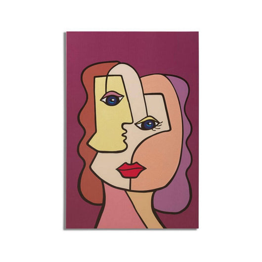 Quadro Andy, Dipinto da parete, Pannello ornamentale, Accessorio decorativo, 60x3 h90 cm, Multicolore