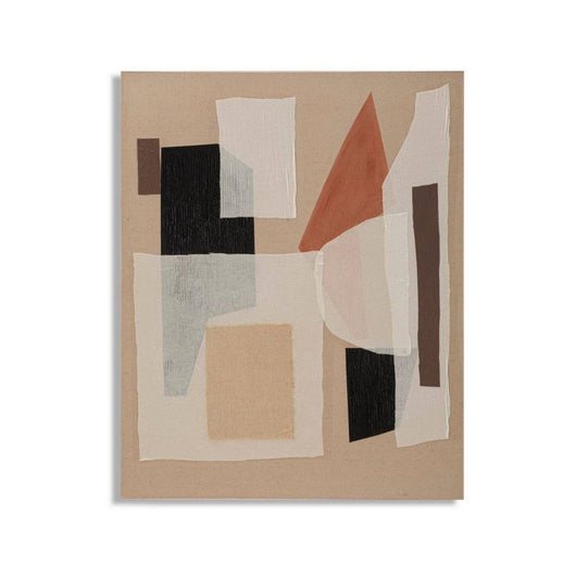 Quadro Claes, Dipinto da parete, Pannello ornamentale, Accessorio decorativo, 80x3 h100 cm, Multicolore