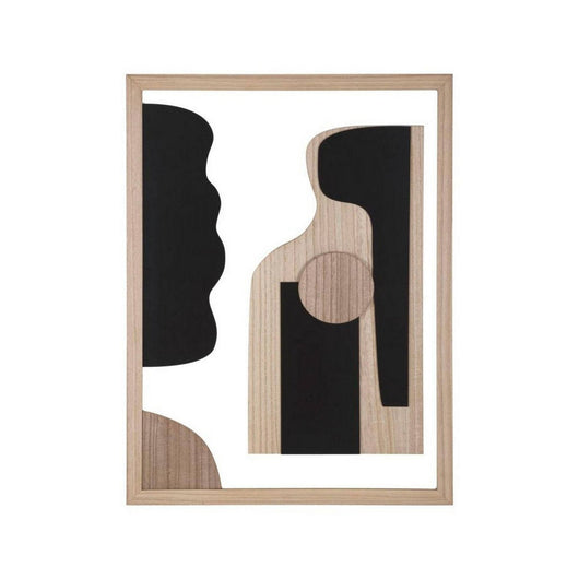 Pannello decorativo Pistoletto, Pannello artistico, Pannello ornamentale, Accessorio decorativo, 60x2 h80 cm, Multicolore