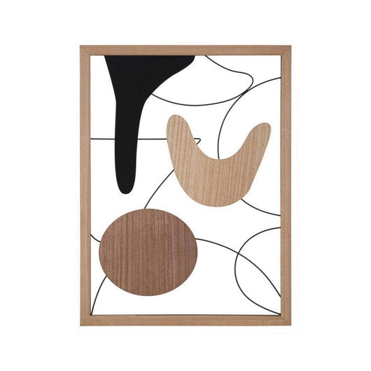 Pannello decorativo Pleinair, Pannello artistico, Pannello ornamentale, Accessorio decorativo, 60x2 h80 cm, Multicolore