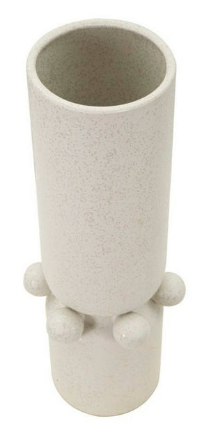 Oggettistica Tom, Complemento d'arredo, Articolo decorativo, Accessorio d'arredo, Crema, 16x16 h41 cm