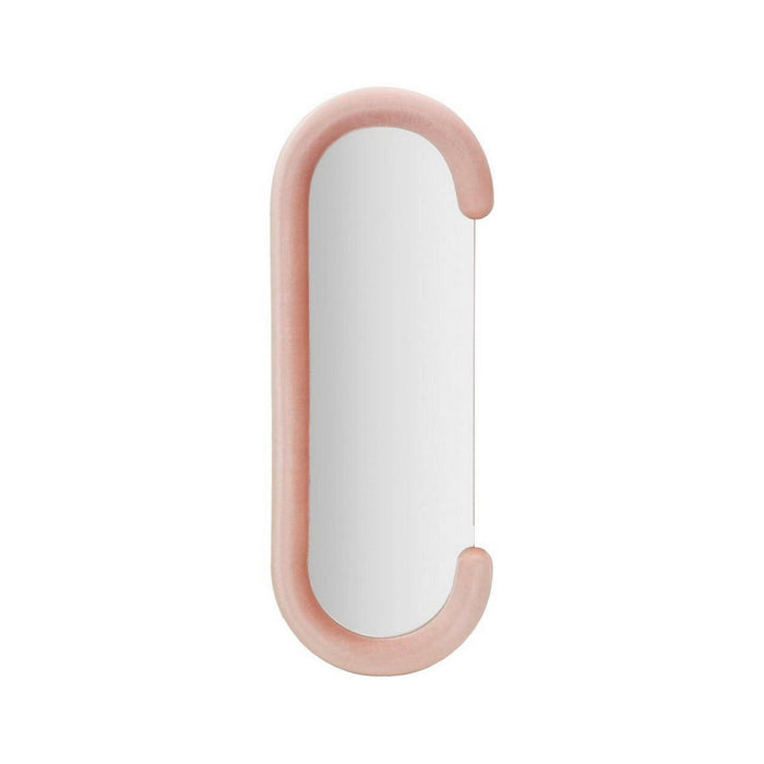 Specchio Shot, Specchiera, Articolo d'arredo a muro, Decorazione con specchio, 60x7 h160 cm, Rosa