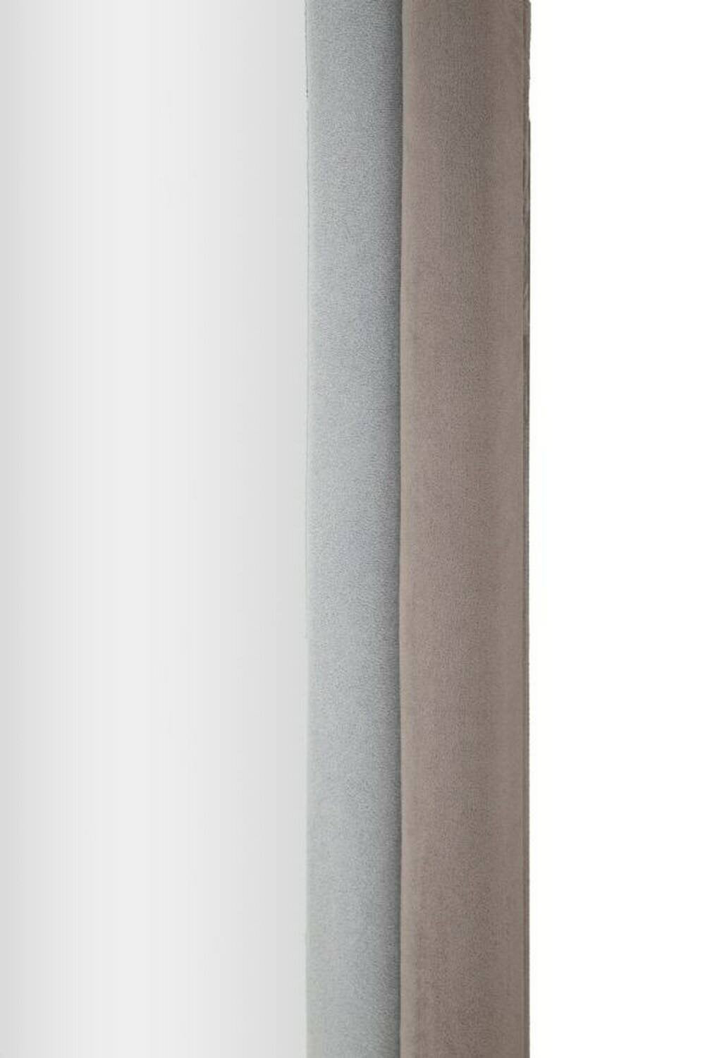 Specchio Segal, Specchiera, Articolo d'arredo a muro, Decorazione con specchio, 60x4 h160 cm, Tortora e Grigio