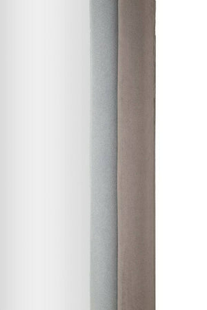 Specchio Segal, Specchiera, Articolo d'arredo a muro, Decorazione con specchio, 60x4 h160 cm, Tortora e Grigio