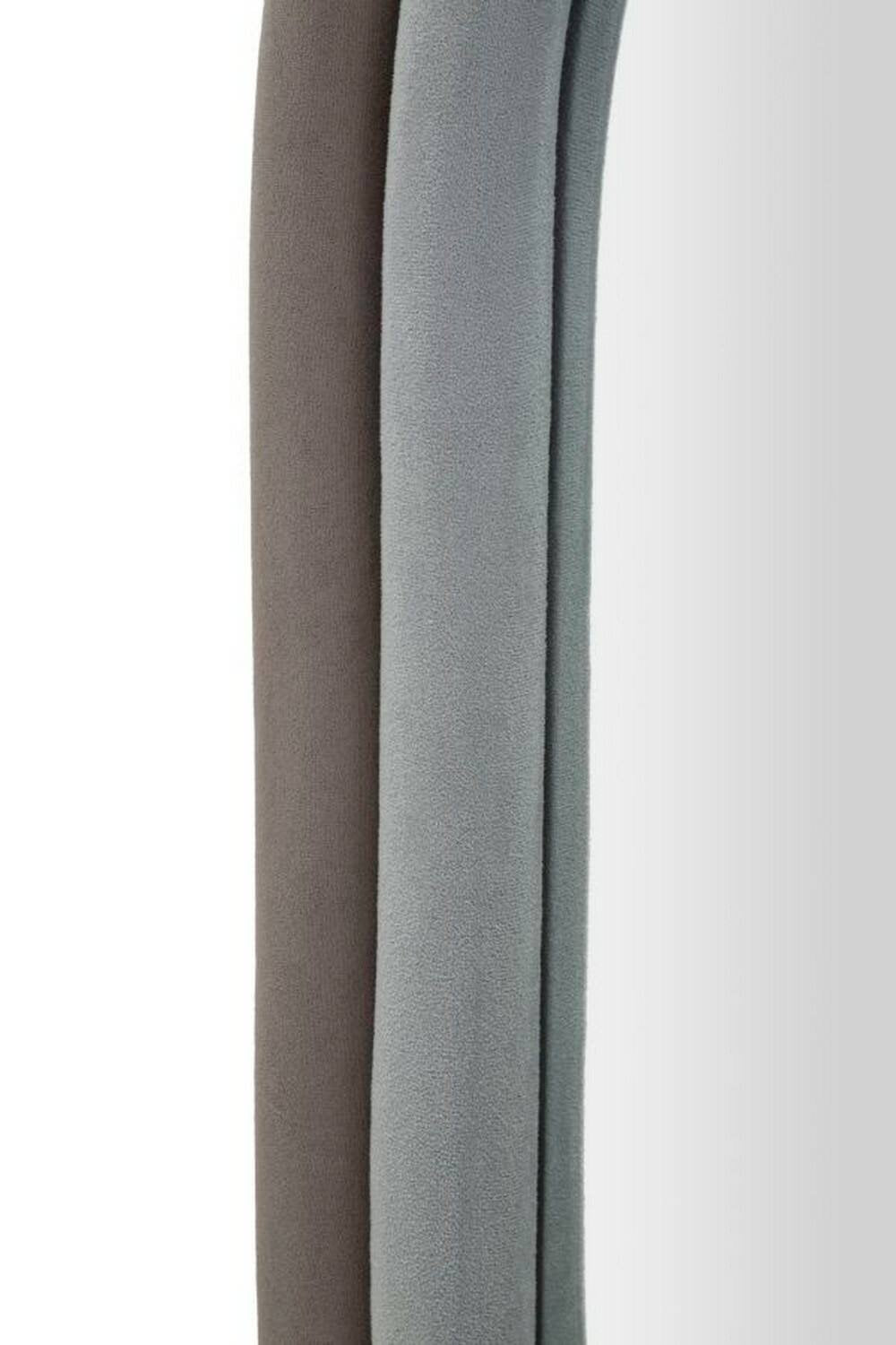 Specchio Marinetti, Specchiera, Articolo d'arredo a muro, Decorazione con specchio, 60x4 h90 cm, Tortora e Grigio