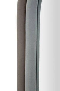 Specchio Marinetti, Specchiera, Articolo d'arredo a muro, Decorazione con specchio, 60x4 h90 cm, Tortora e Grigio