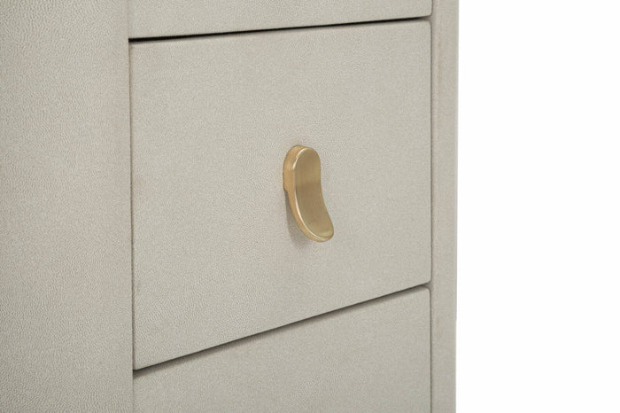 Toeletta Apoteosi, Tavolo da toeletta, Postazione da trucco, Mobile consolle, 120x40 h75 cm, Crema e Oro