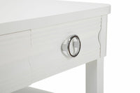 Tavolino da salotto Taylor, Tavolo basso da caffè, Portariviste per divano, Ripiano da soggiorno, 90x60 h47 cm, Bianco