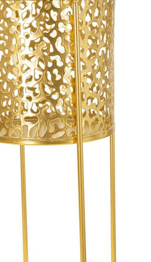 Oggettistica Robert, Complemento d'arredo, Articolo decorativo, Accessorio d'arredo, Oro, 17x17 h46 cm