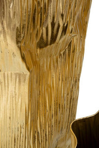 Set di 3 vasi Frentano, Complemento d'arredo, Anfora, Accessorio d'arredo, 41x39 h83 cm, Oro