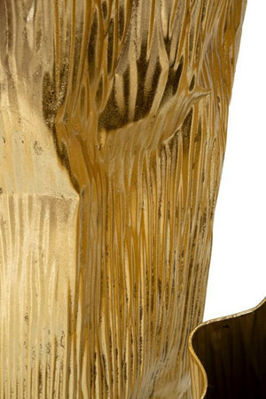 Set di 3 vasi Frentano, Complemento d'arredo, Anfora, Accessorio d'arredo, 41x39 h83 cm, Oro