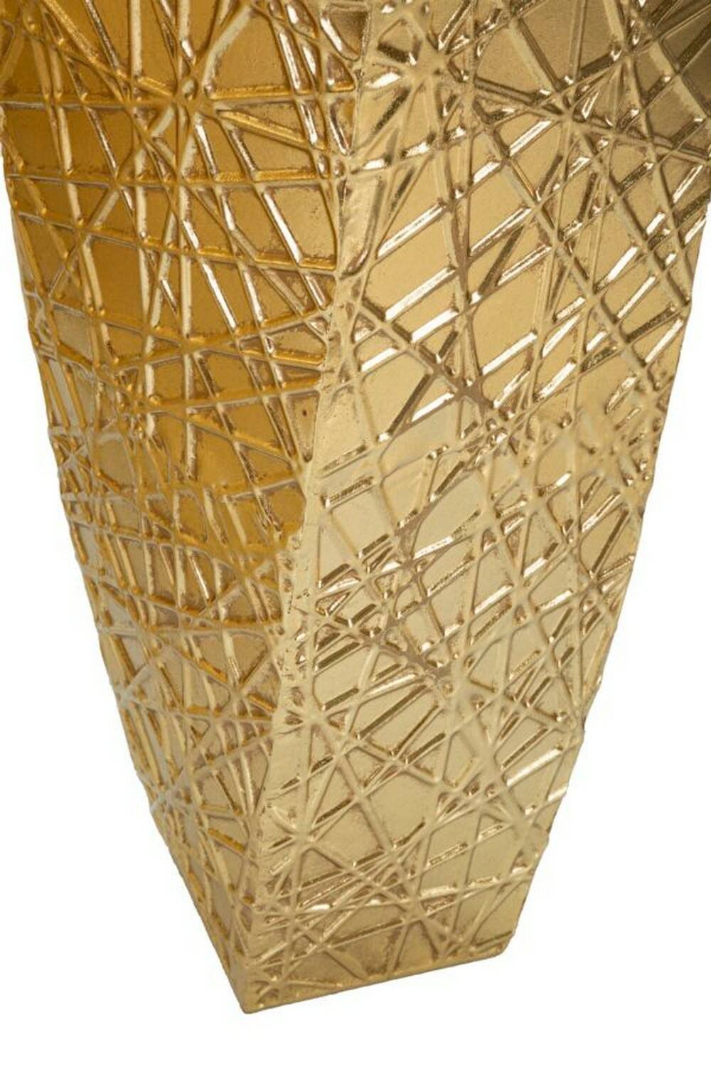 Set di 2 vasi Ritaldi, Complemento d'arredo, Anfora, Accessorio d'arredo, 34x34 h90 cm, Oro