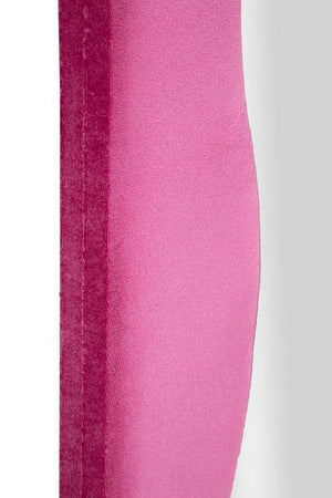 Specchio Casciago, Specchiera, Articolo d'arredo a muro, Decorazione con specchio, 40x4 h160 cm, Fucsia