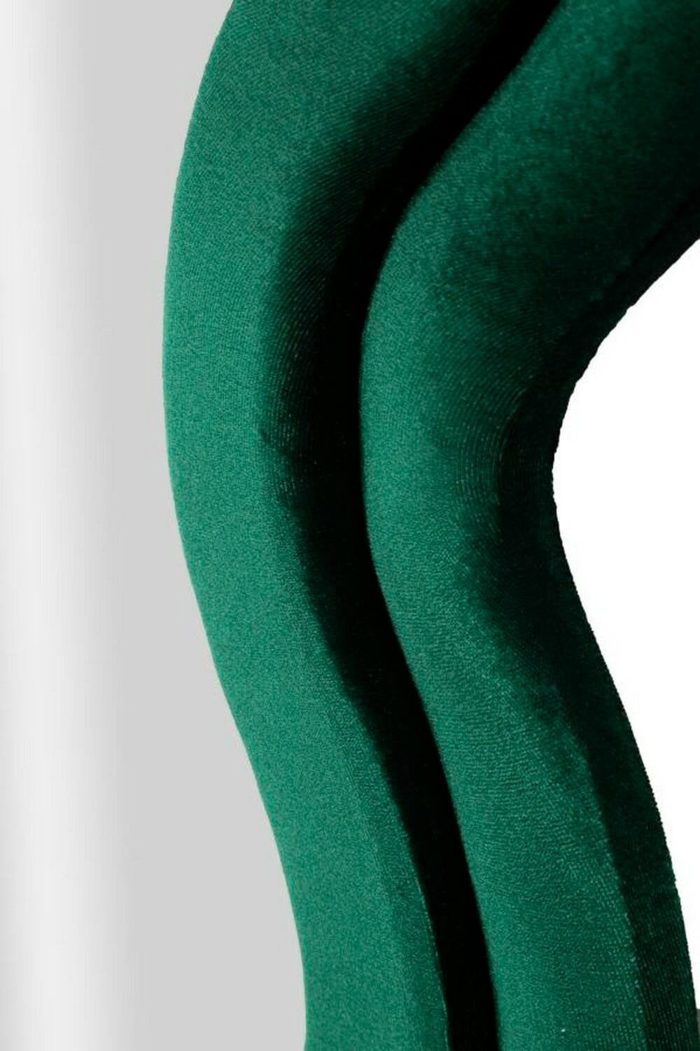 Specchio Lari, Specchiera, Articolo d'arredo a muro, Decorazione con specchio, 58x4 h160 cm, Verde