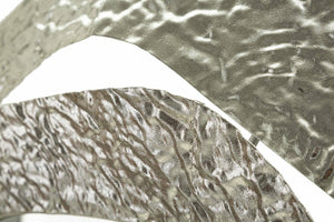 Specchio Gerola, Specchiera, Articolo d'arredo a muro, Decorazione con specchio, 66x6 h75 cm, Argento