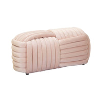 Panca Calcea, Panchina multiuso, Seduta per ospiti, Cassapanca multifunzione, 90x45 h45 cm, Rosa