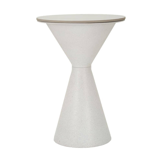 Tavolino da salotto Daunia, Tavolo basso da caffè, Portariviste per divano, Ripiano da soggiorno, 44x44 h63 cm, Bianco