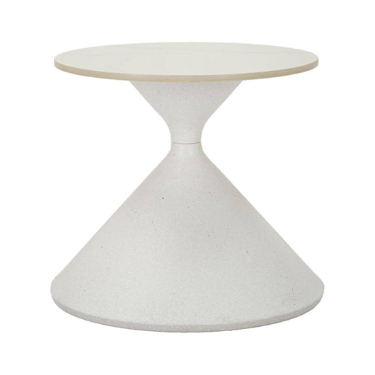 Tavolino da salotto Ceva, Tavolo basso da caffè, Portariviste per divano, Ripiano da soggiorno, 45x45 h39 cm, Bianco