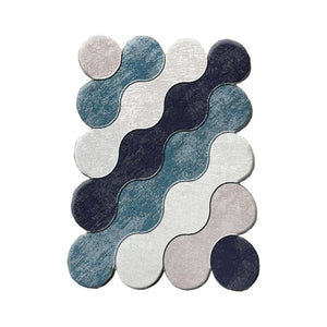 Anderson, Tappeto da Bagno Lavabile in Lavatrice, 60x100 cm blu