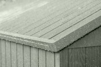 Casetta da giardino Osoyoos, Capanno da esterno, Rimessa da giardino, Ripostiglio per attrezzi, 190x122 h221 cm, Verde