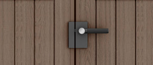 Casetta da giardino Osoyoos, Capanno da esterno, Rimessa da giardino, Ripostiglio per attrezzi, 190x244 h221 cm, Marrone