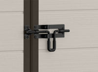 Casetta da giardino Cranbrook, Capanno da esterno, Rimessa da giardino, Ripostiglio per attrezzi, 184x185 h200 cm, Beige