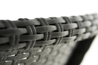 Set salotto da esterno Canmore, Salottino outdoor, Set da balcone o giardino, Composizione soggiorno per esterni, 78x54 h79 cm, Antracite