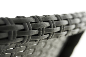 Set salotto da esterno Canmore, Salottino outdoor, Set da balcone o giardino, Composizione soggiorno per esterni, 78x54 h79 cm, Antracite