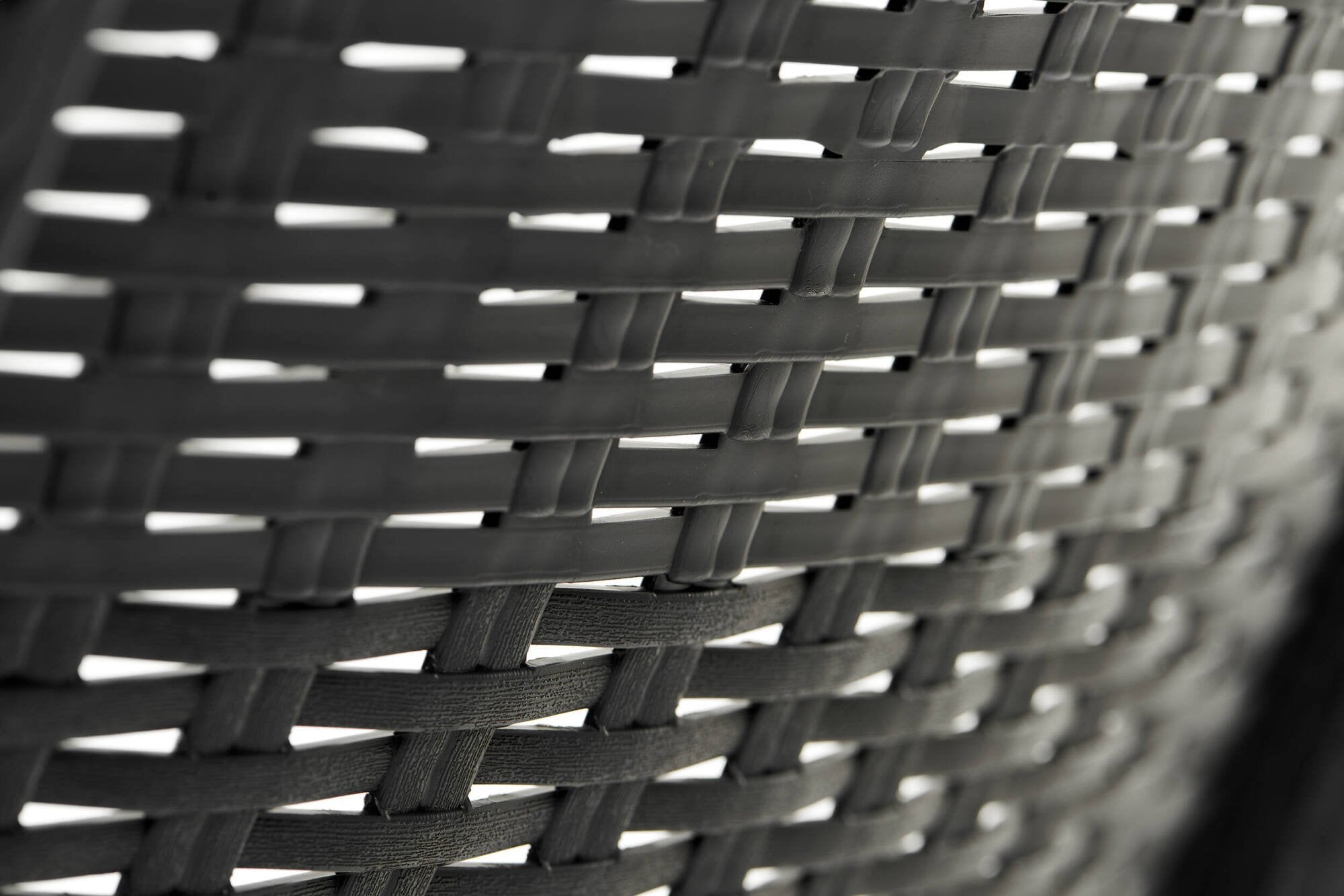 Set salotto da esterno Canmore, Salottino outdoor, Set da balcone o giardino, Composizione soggiorno per esterni, 78x54 h79 cm, Antracite