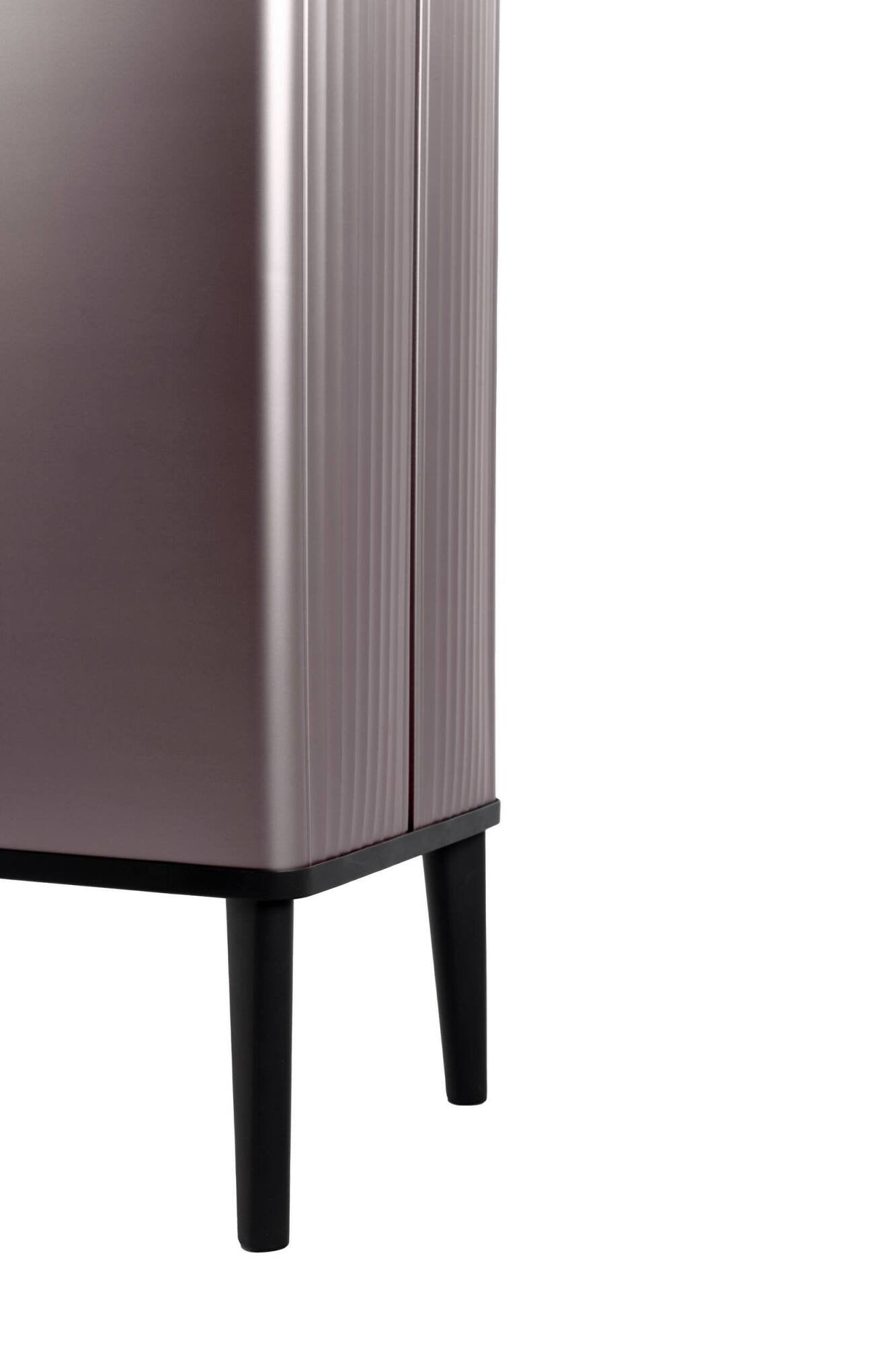 Pattumiera Tofino, Cestino portarifiuti, Bidone per raccolta differenziata, Mobile per spazzatura, 44x27 h69 cm, Marrone