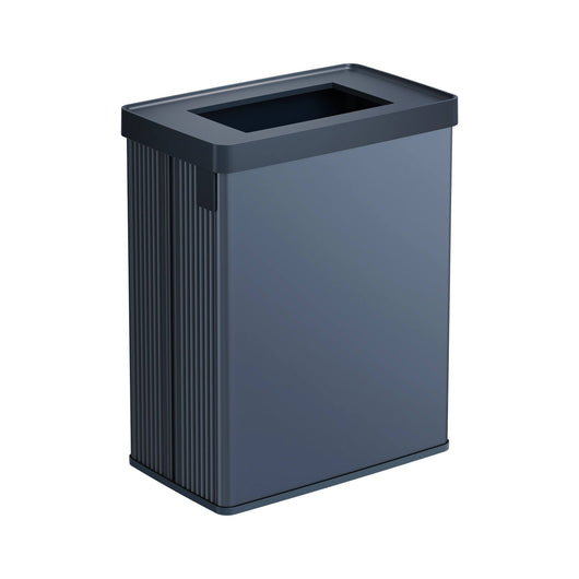 Pattumiera Longueuil, Cestino portarifiuti, Bidone per raccolta differenziata, Mobile per spazzatura, 44x27 h69 cm, Blu