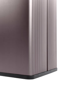 Pattumiera Longueuil, Cestino portarifiuti, Bidone per raccolta differenziata, Mobile per spazzatura, 44x27 h69 cm, Marrone