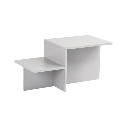 Tavolino da salotto Varian, Tavolo basso da caffè, Portariviste per divano, Ripiano da soggiorno, 80x40 h40 cm, Grigio