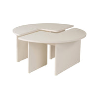 Tavolino da salotto Tairn, Tavolo basso da caffè, Portariviste per divano, Ripiano da soggiorno, 90x90 h41 cm, Bianco