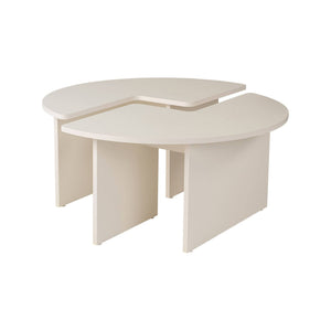 Tavolino da salotto Tairn, Tavolo basso da caffè, Portariviste per divano, Ripiano da soggiorno, 90x90 h41 cm, Bianco