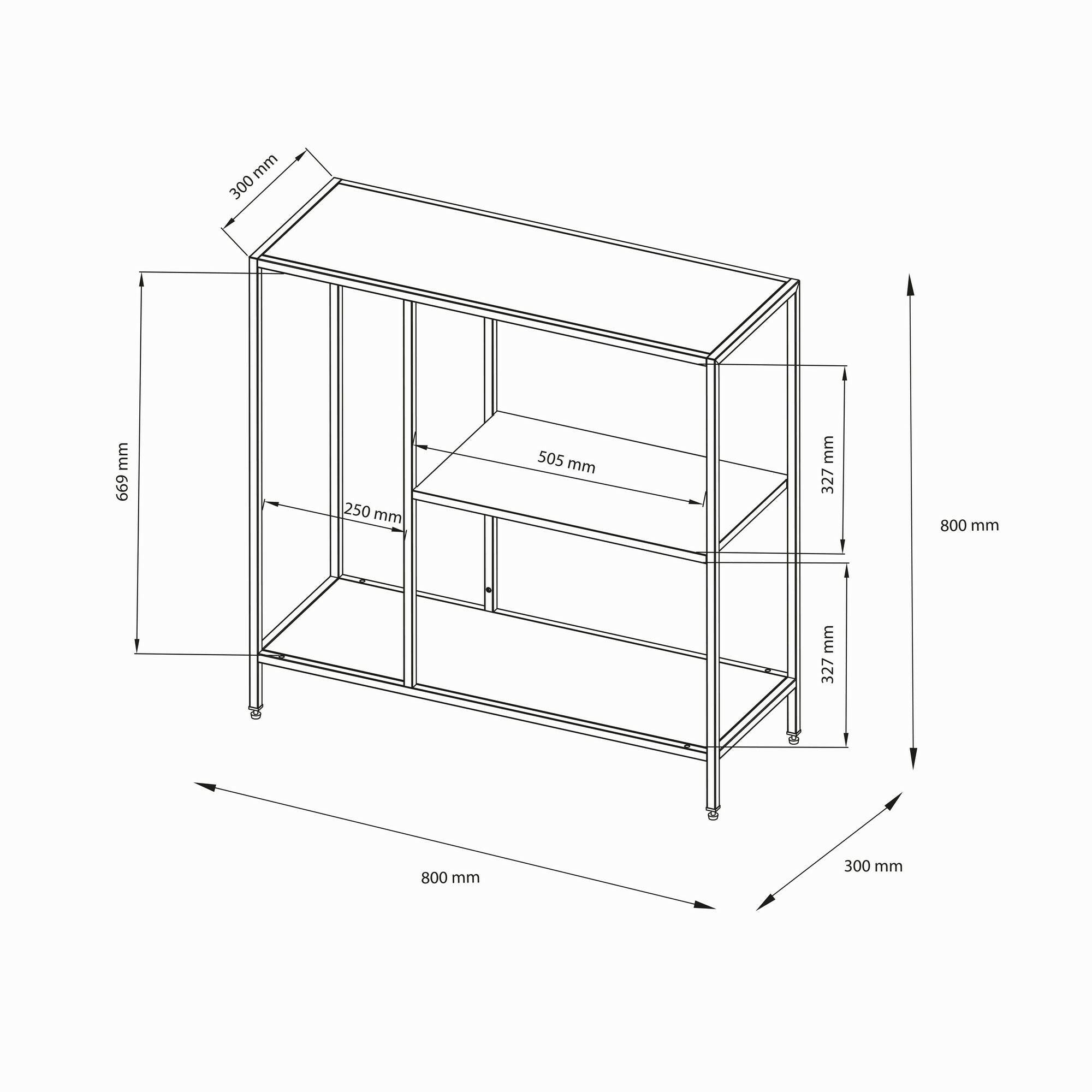 Consolle Noto, Tavolo multiuso, Mobiletto d'appoggio, Scrivania da corridoio, 80x30 h80 cm, Ardesia