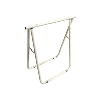 Cavalletto Osimo, Complemento d'arredo, Articolo decorativo, Accessorio d'arredo, 62x35 h75 cm, Panna