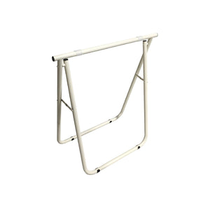 Cavalletto Osimo, Complemento d'arredo, Articolo decorativo, Accessorio d'arredo, 62x35 h75 cm, Panna