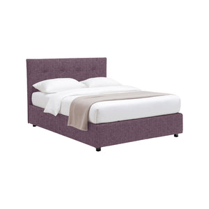 Chichester, Letto Singolo Sfoderabile Made in Italy, Viola Lilla